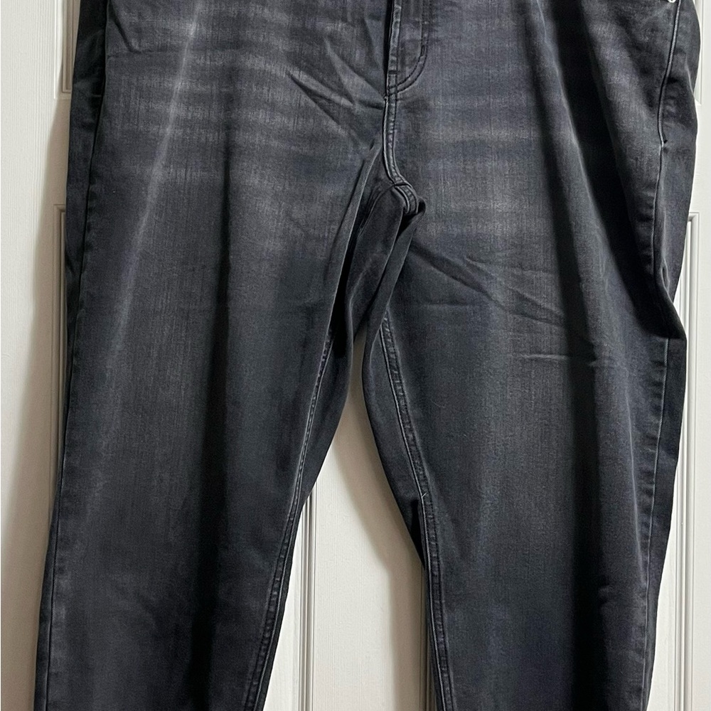 Old Navy Black Boyfriend Jeans with Modern Sheen